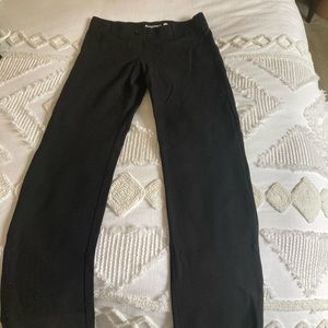 Women’s size medium Betabrand black petite classic dress pants.